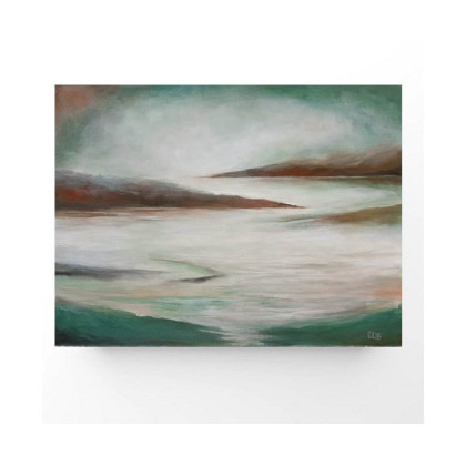 Głębia   - obraz akrylowy 30/40 cm, Paulina Lebida, obrazy akryl