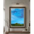 Błękitny poranek - obraz akrylowy 80/60 cm