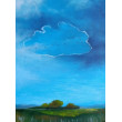 Błękitny poranek - obraz akrylowy 80/60 cm