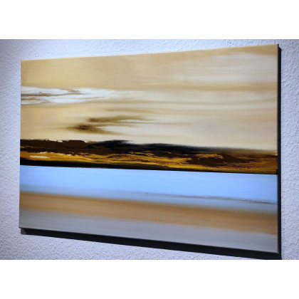 Felix Guenther - obrazy akryl - Golden expanse foto #1