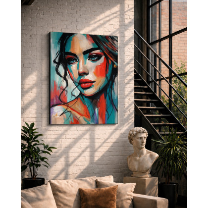 Rafal Stach - obrazy akryl - Velvet Julia 80x100 foto #3