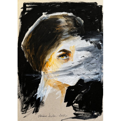 Uważność, Adriana Laube, obrazy akryl