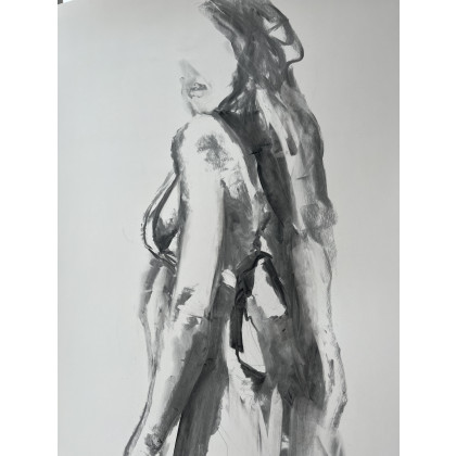 Studio.Sensual - rysunek węglem - Woman - 100x70cm foto #3