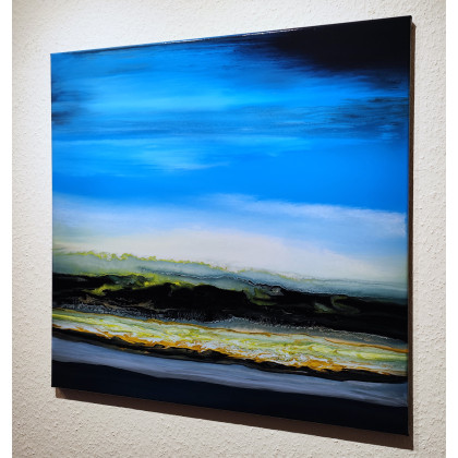Felix Guenther - obrazy akryl - Along the riverbank foto #1