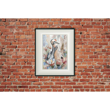 Joanna Tomczyk - obrazy akwarela - W objęciach natury, Akwarela 24 x 32 cm foto #4
