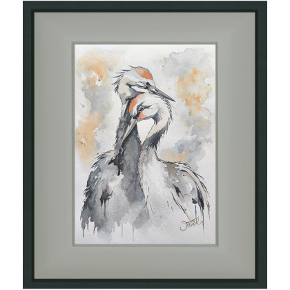 Joanna Tomczyk - obrazy akwarela - Para na zawsze, Akwarela 24 x 32 cm foto #3