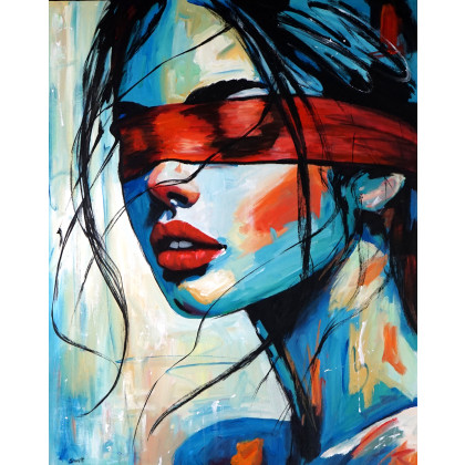 Softer Than Silk 80x100, Rafal Stach, obrazy akryl