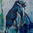 Konik - obraz olejny
