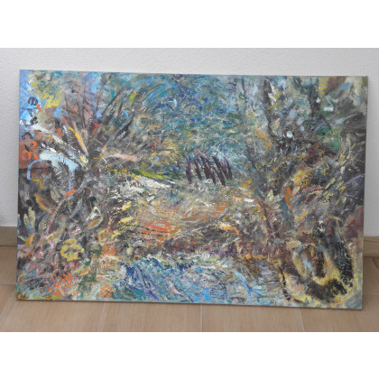 Eryk Maler - obrazy olejne - Drzewo, 120x80, 2026 foto #4