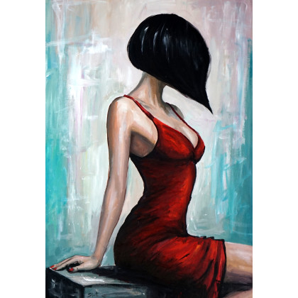 La Dolce Vita 70x100, Rafal Stach, obrazy akryl