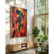 Ognista Kobieta Akryl Na Plotnie 100x70 Cm