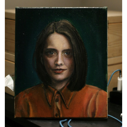 Portret kobiety, paweln, obrazy olejne