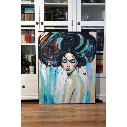 Rafal Stach - obrazy akryl - Scent of the Wind 80x100 foto #5