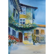 Obraz Akwarela Oryginał 19x27 Letnie Kolory Rękodzieło