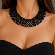 NASZYJNIK KRYWULKA BLACK LACE
