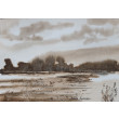 Oryginalna akwarela: Nostalgia 21x14 cm – ręcznie malowany obraz