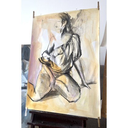 Studio.Sensual - obrazy tech. mieszana - Lady - 100x70 foto #1
