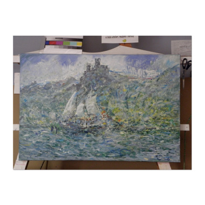 Eryk Maler - obrazy olejne - Zamki na piasku, 120x80 foto #1