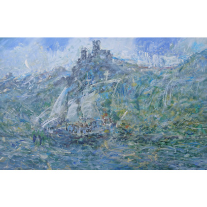 Eryk Maler - obrazy olejne - Zamki na piasku, 120x80 foto #2