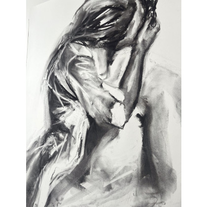 Studio.Sensual - rysunek węglem - Ja,Ty - 100x70. foto #1