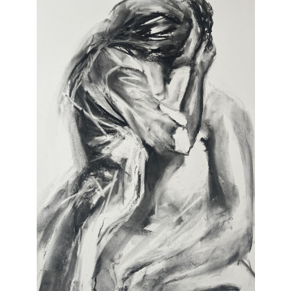 Studio.Sensual - rysunek węglem - Ja,Ty - 100x70. foto #2