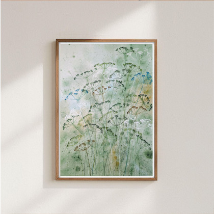 Akwarela 30x40cm. Łąka, Małgorzata Domańska ART, obrazy akwarela