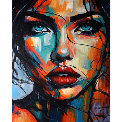 Aine 80x100, Rafal Stach, obrazy akryl