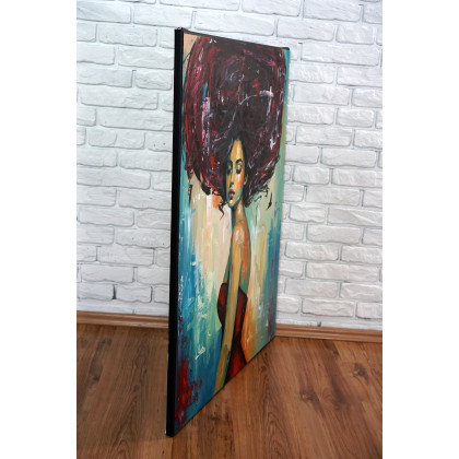 Rafal Stach - obrazy akryl - Whispers of Zephyr 80x100 foto #2
