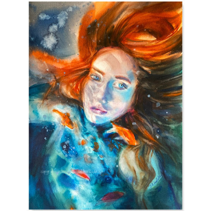 Dream Journeys, Joanna Magdalena, obrazy akwarela