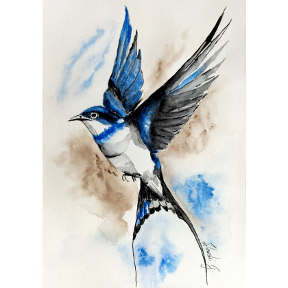 akwarela oryginalny obraz 30x21 cm, Grzegorz Zalewski, obrazy akwarela