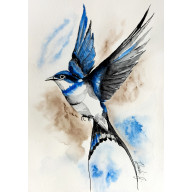 AKWARELA ORYGINALNY OBRAZ 30X21 CM