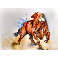 BYK AKWARELA OBRAZ 30X21 CM