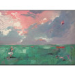 Koniec lata. Akryl na płótnie 50x70 cm