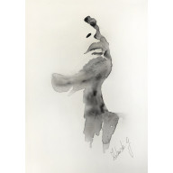 AKWARELA ORYGINALNY OBRAZ 30X21 CM