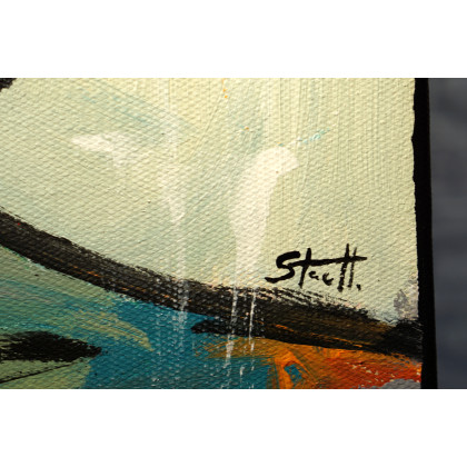 Rafal Stach - obrazy akryl - Trust 80x100 foto #2