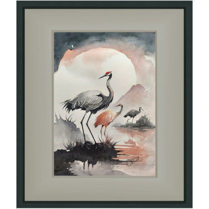 Joanna Tomczyk - obrazy akwarela - Chwila przed lotem, Akwarela 24 x 32 cm foto #2