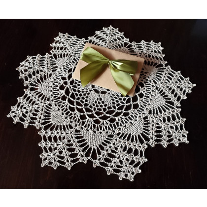 Serwetka 48 cm beżowa, Danuta Zgoł, serwety, serwetki