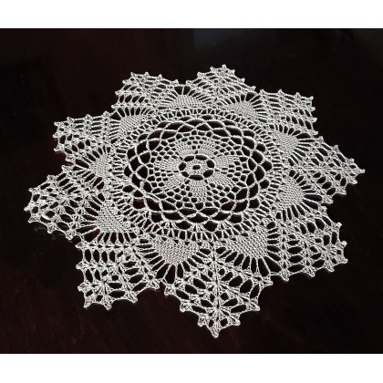 Danuta Zgoł - serwety, serwetki - Serwetka 48 cm beżowa foto #2