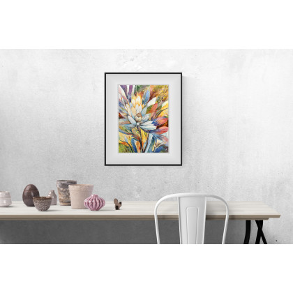 Joanna Tomczyk - obrazy akwarela - Flora fantazji, Akwarela 24 x 32 cm foto #2