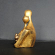 Rzeźba Para Zakochanych jasne złoto wys. 12,3 cm