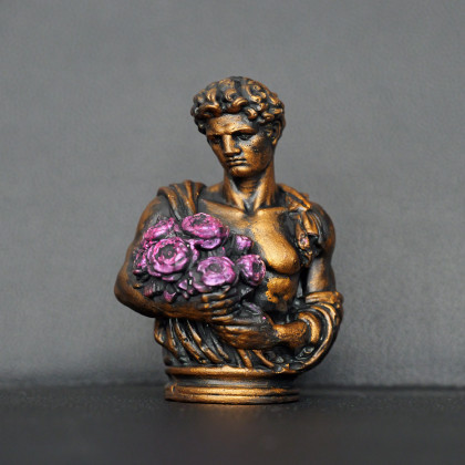 Rzeźba Marek z kwiatami wys. 9 cm, Justyna Jaszke, rzeźby