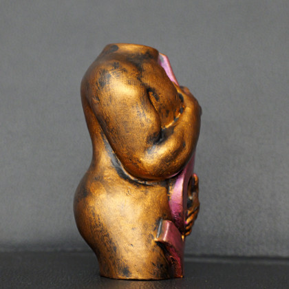 Justyna Jaszke - rzeźby - Rzeźba Męskie LOVE wys. 9,5 cm foto #3