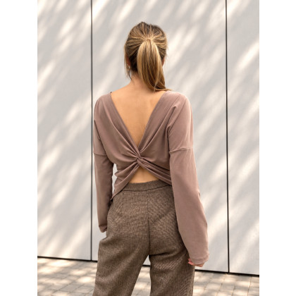 Marta Hajduk-Pawlica - bluzki - Midnight Sky Latte / dwustronny longsleeve foto #1
