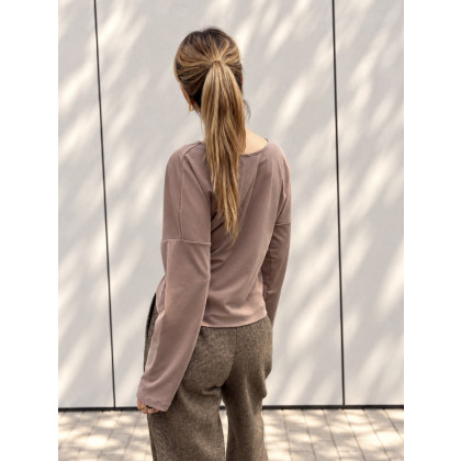 Marta Hajduk-Pawlica - bluzki - Midnight Sky Latte / dwustronny longsleeve foto #3