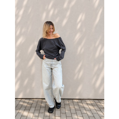 Marta Hajduk-Pawlica - bluzki - Midnight Sky graphite / dwustronny longsleeve foto #2