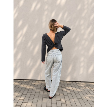 Marta Hajduk-Pawlica - bluzki - Midnight Sky graphite / dwustronny longsleeve foto #4