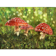MUCHOMORKI (40X50 CM)