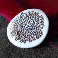 PORCELANOWA BROSZKA ORIENT
