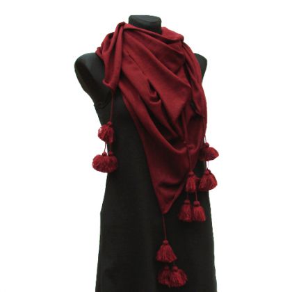 pomponiera, halo-pracownia, chusty,apaszki