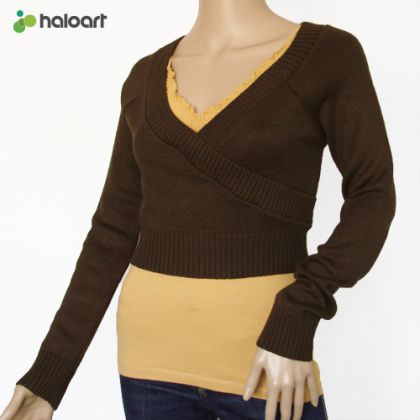 halo-pracownia - swetry - mini brązowy foto #1